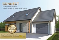 Brama uchylna CONNECT firmy Wiśniowski z ościerznicą renowacyjną